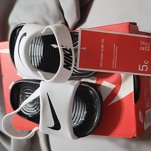 Brand new toddler Nike slides